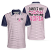 Breast Cancer Polo Shirt, You Picked The Wrong Girl Breast Cancer Awareness Polo Shirt, Polo Shirts For Men And Women