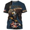 3D Us Army Veteran Soldier Full Print Shirt, Present To A Veteran, Eagle American Flag Independence Day 3D Hoodie, Hawaii Shirt