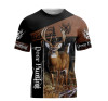 Custom Personalized Hunting Dad Deer Hunting Dad Dad Birthday Dad - 3D Printed T-shirt