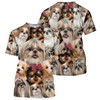 Shih Tzu Dog 3D All Over Printed Shirt