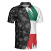 Tacos & Golf Polo Shirt, Skull Pattern Golfing Shirt Design, Tacos Golf Shirt - Perfect Gift For Men, Golfers