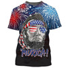 3D All Over Print Cool American Murica Shirt, Independence Day Usa Aloha Beach Shirt, 4Th Of July Hoodie Full Print
