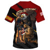 Veteran American Flag Eagle 3D Printed Hawaiian Shirt, Best 4Th Of July Independence Day Shirt