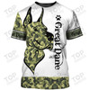 Great Dane dog Camo T-Shirt, Great Dane T-Shirt, Dog T-Shirt
