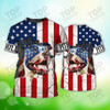 Pitbull America Flag T-Shirt, Pitbull T-Shirt, Dog T-Shirt For Humans