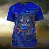 Cat Art  3D T-Shirt