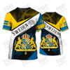 Sweden v12  Sweden 3D All Over Print  Tshirt