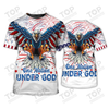Independence Day Eagle 3D All Over Print  Tshirt