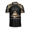 Camo Jesus Fishing Men Polo Shirt, Even Jesus Had A Fishing Story Camouflage Shirt For Men, Jesus Is My Savior Fishing Is My Therapy, Gift For Christian & Fishing Lovers