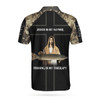 Camo Jesus Fishing Men Polo Shirt, Even Jesus Had A Fishing Story Camouflage Shirt For Men, Jesus Is My Savior Fishing Is My Therapy, Gift For Christian & Fishing Lovers