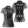 Custom Personalized Tribal Pattern Target Archery Polo Shirts For Women, Custom Arrows Archery Team Shirts