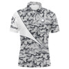 Custom Custom Name Golf Men Polo Shirt - Multicolor Camo Apparel - Personalized Gift For Golf Lover, Team, Golfer, Husband, Boyfriend