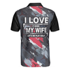 Golf Men Polo Shirt, I Love It When My Wife Let's Me Play Golf Polo Shirt - Best Gift For Golf Lovers