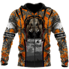 FUNSTUFFPRINT - Over Printed Boar Hunter 3D Baseball Jacket Hoodie and Zip Hoodie
