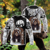 FUNSTUFFPRINT - Over Printed Bear Hoodie 3D Baseball Jacket Hoodie and Zip Hoodie