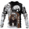 FUNSTUFFPRINT - Over Printed Bear Hoodie 3D Baseball Jacket Hoodie and Zip Hoodie