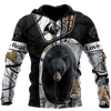 FUNSTUFFPRINT  Over Printed Bear 3D Baseball Jacket Hoodie and Zip Hoodie