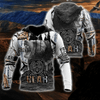 FUNSTUFFPRINT -All Over Printed Bear Hoodie 3D Baseball Jacket Hoodie and Zip Hoodie