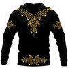 FUNSTUFFPRINT African Luxury Pattern 3D Baseball Jacket Hoodie and Zip Hoodie