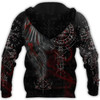 FUNSTUFFPRINT Vikings Huginn and Muninn Raven Smoke  3D Baseball Jacket Hoodie and Zip Hoodie