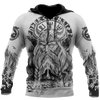 FUNSTUFFPRINT  Vikings Odin Fenrir Raven  3D Baseball Jacket Hoodie and Zip Hoodie