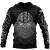FUNSTUFFPRINT Viking Warriors Hoodie 3D Baseball Jacket Hoodie and Zip Hoodie