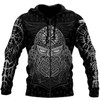 FUNSTUFFPRINT Viking Warriors Hoodie 3D Baseball Jacket Hoodie and Zip Hoodie