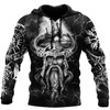 FUNSTUFFPRINT  Vikings Hoodie - Odin  3D Baseball Jacket Hoodie and Zip Hoodie
