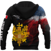 FUNSTUFFPRINT Personalized France Smoke Line  3D Baseball Jacket Hoodie and Zip Hoodie
