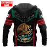 FUNSTUFFPRINT   Personalized Mexico Aztec Calendar Frame Unisex  3D Baseball Jacket Hoodie and Zip Hoodie