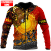 FUNSTUFFPRINT  Personalized Aboriginal Sun Eagle Hunting Indigenous Unisex 3D Baseball Jacket Hoodie and Zip Hoodie