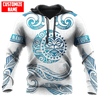FUNSTUFFPRINT  Personalized New Zealand Aotearoa Fern Tattoo Sun Moon Maori 3D Baseball Jacket Hoodie and Zip Hoodie