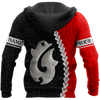 FUNSTUFFPRINT- Personalized New Zealand Aotearoa Fishing Hook Manaia   3D Hoodie and Zip Hoodie