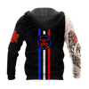 FUNSTUFFPRINT  Personalized Puerto Rico Line  3D Hoodie and Zip Hoodie