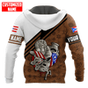 FUNSTUFFPRINT  Personalized Puerto Rico Boricua Tattoo  3D Hoodie and Zip Hoodie