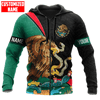 FUNSTUFFPRINT Customized Name Mexico All D Over Printed Unisex  3D Hoodie and Zip Hoodie