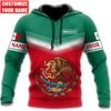 FUNSTUFFPRINT- Personalized Name Mexican  3D Hoodie and Zip Hoodie