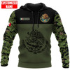 FUNSTUFFPRINT - Personalized Name Mexican  3D Hoodie and Zip Hoodie