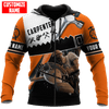 FUNSTUFFPRINT  Personalized Carpenter Orange Tool 3D Hoodie and Zip Hoodie