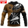 FUNSTUFFPRINT Personalized Name Carpenter   3D Hoodie and Zip Hoodie