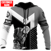 FUNSTUFFPRINT  Personalized Carpenter Grey 3D Hoodie and Zip Hoodie