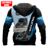 FUNSTUFFPRINT Personalized Trucker Hoodie MHBM  3D Hoodie and Zip Hoodie