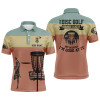 Custom Mens Disc Golf Polo Shirt, Funny Disc Golf Shirt With Sayings, Best Disc Golf Gifts For Men