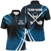 Custom Mens golf polo shirt custom cool golf shirts, golfing gifts for team | Blue