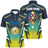 Custom 9 Ball Pool Billiard Jerseys Custom Polo Shirts For Men Best Uniform Billiard Team Shirts