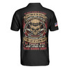 Skull Ripped American Flag Roofer Men Polo Shirt, Roofer My Craft Allows Me To Build Anything Shirt For Male