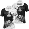Custom Mens Disc Golf Polo Shirt Custom Black & White Disc Golf Shirts For Men Disc Golf Gifts