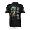 Zero Fck Given Skull Roses Short Sleeve Polo Shirt, Colorful Rose Middle Finger Polo Shirt, Best Golf Shirt - Perfect Gift For Men