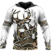 FUNSTUFFPRINT Deer Hunting 3D Hoodie and Zip Hoodie