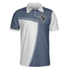 The Art Of Playing Fetch With Yourself Golf Polo Shirt, Funny White And Blue Golf Shirt - Perfect Gift For Men